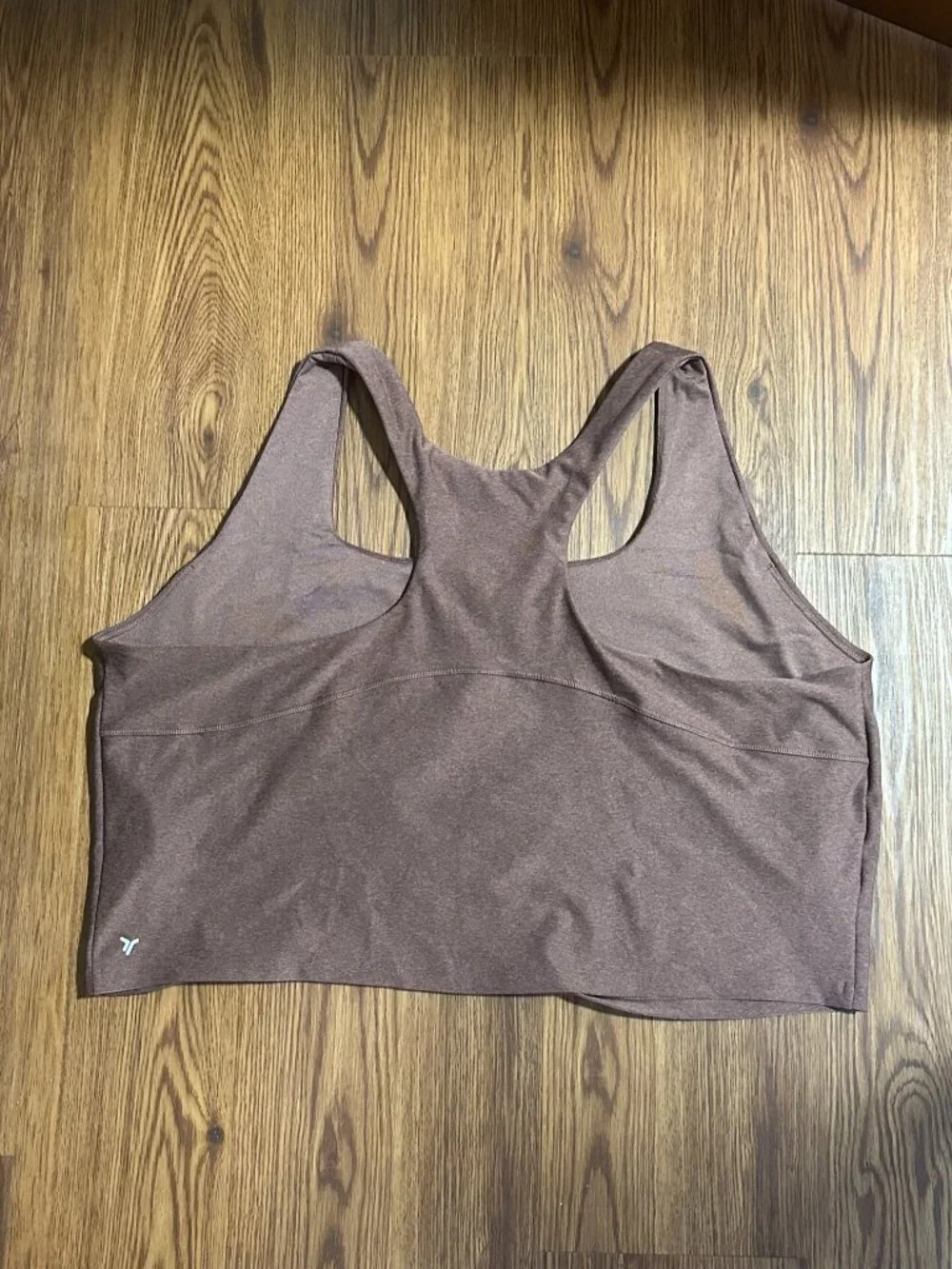 Brown Racer Back Long Line Sport Bra Old Navy Size 3X